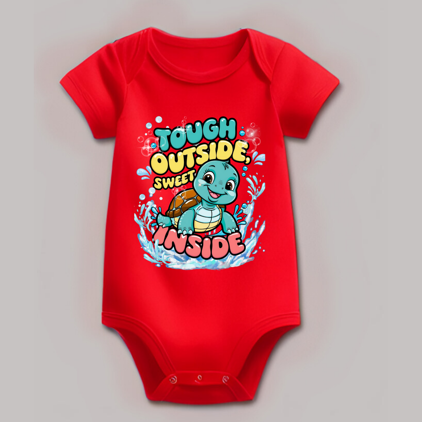 ๐ข Meet Shelly the Sea Turtle! Tough Outside, Sweet Inside - Ocean Adventure Summer Romper - ( Unisex)