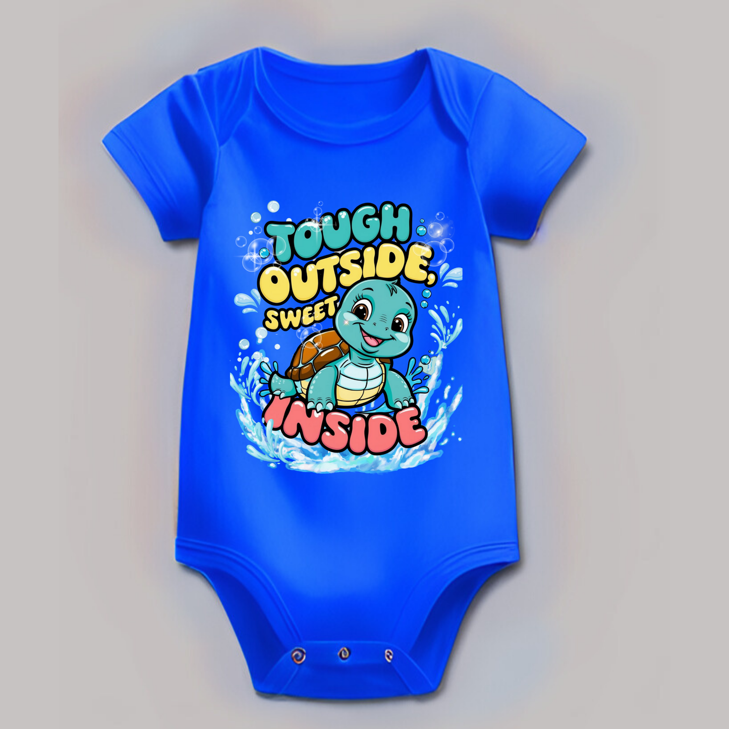 ๐ข Meet Shelly the Sea Turtle! Tough Outside, Sweet Inside - Ocean Adventure Summer Romper - ( Unisex)
