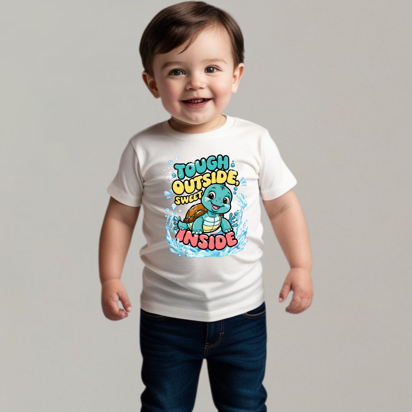 π’ Meet Shelly the Sea Turtle! Tough Outside, Sweet Inside - Ocean Adventure Summer T-shirts for Kids