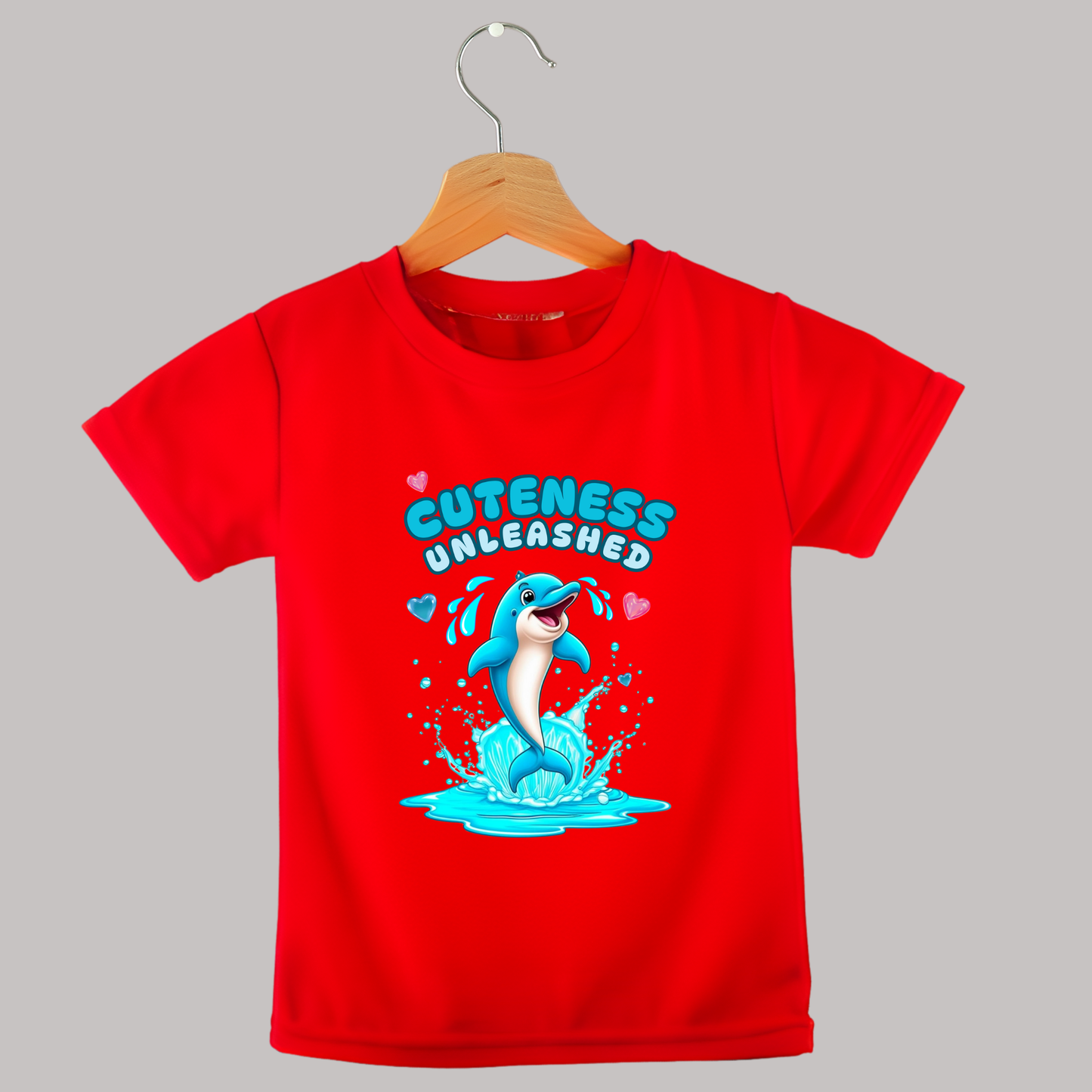 Cuteness Unleashed T-Shirt – Fun & Adorable Dolphin Tee for Kids