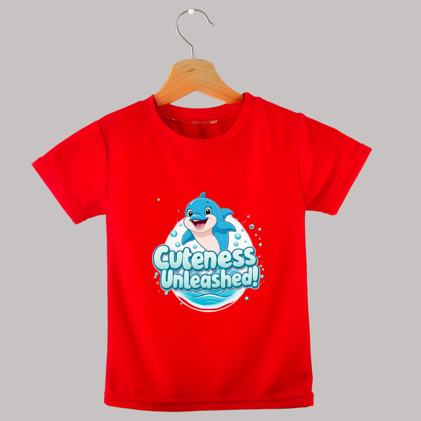 Cuteness Unleashed T-Shirt – Fun & Adorable Dolphin Tee for Kids