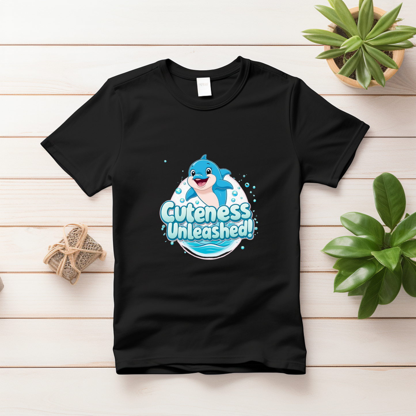 Cuteness Unleashed T-Shirt – Fun & Adorable Dolphin Tee for Kids