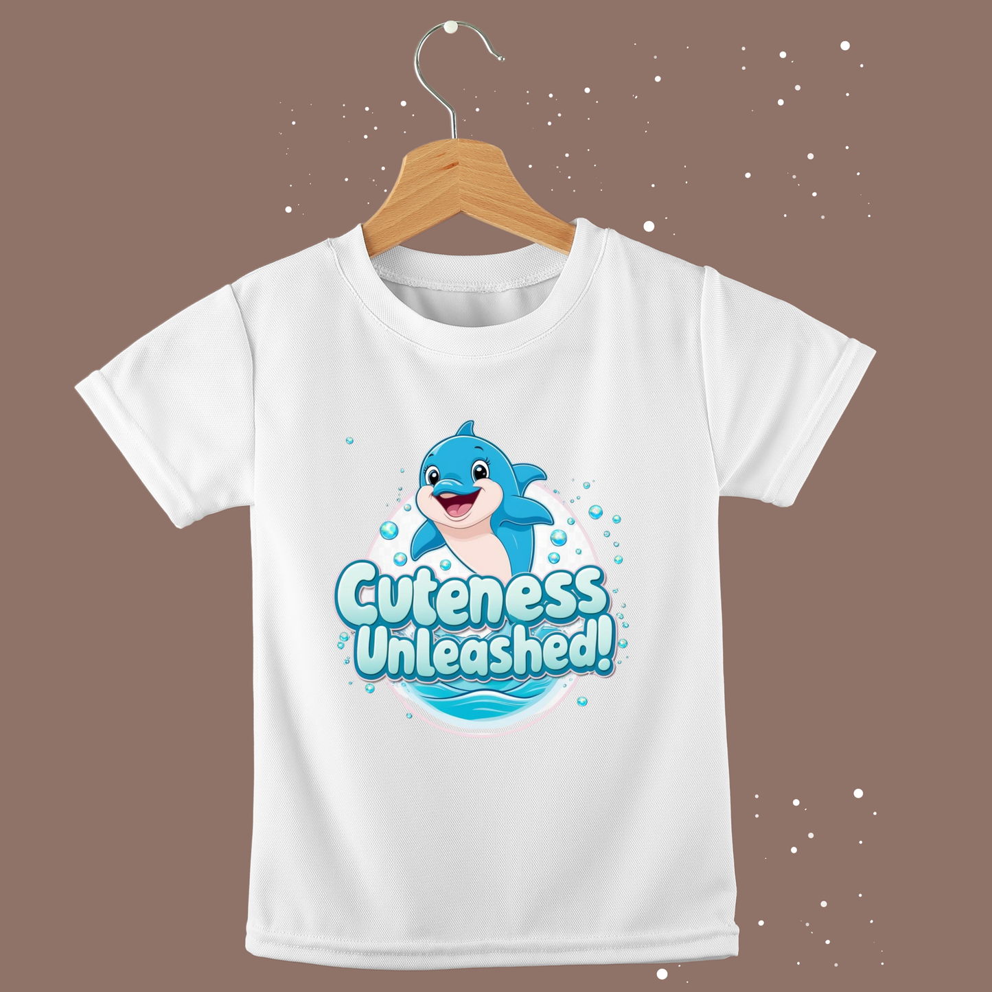 Cuteness Unleashed T-Shirt – Fun & Adorable Dolphin Tee for Kids