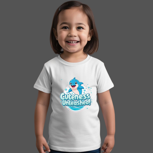 Cuteness Unleashed T-Shirt – Fun & Adorable Dolphin Tee for Kids
