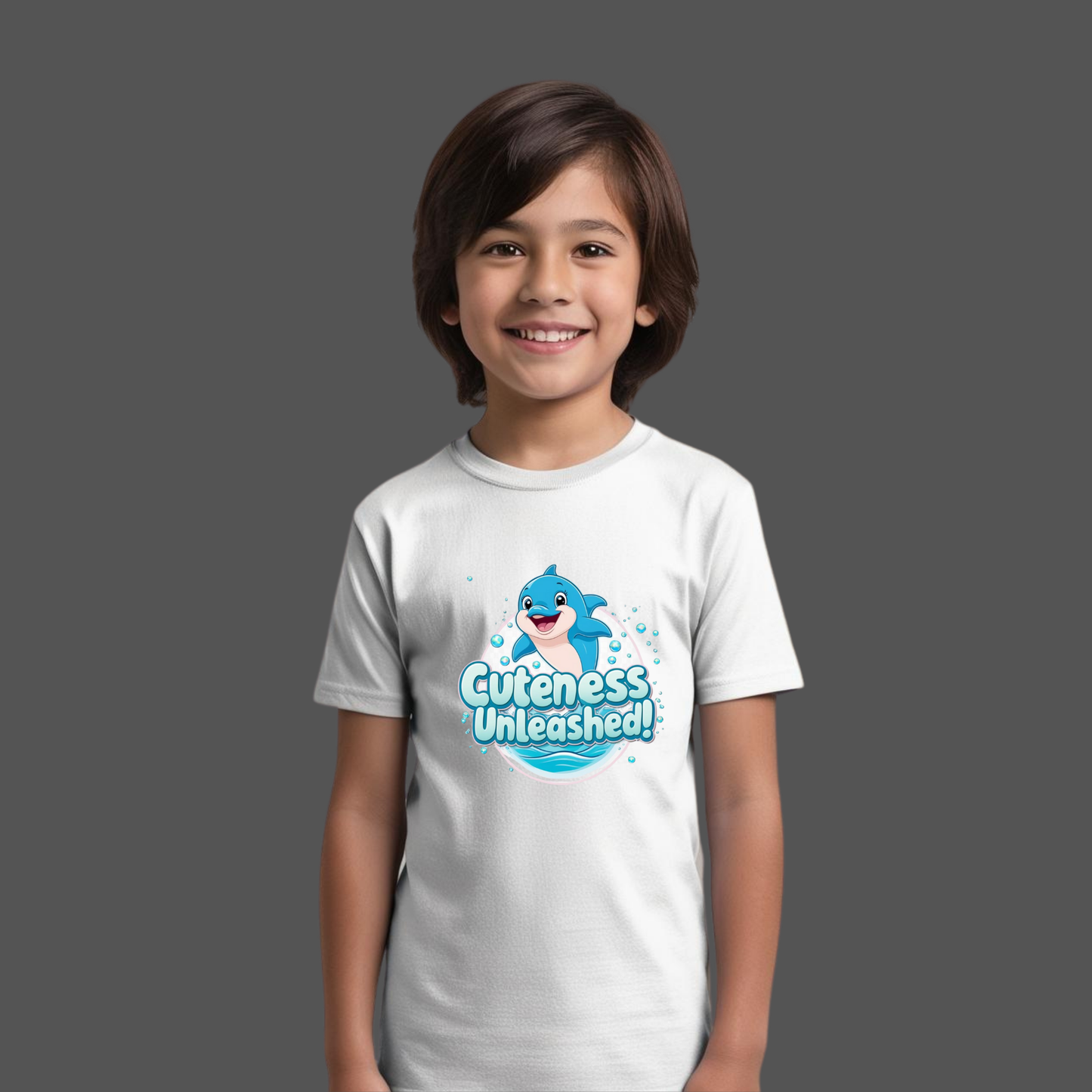 Cuteness Unleashed T-Shirt – Fun & Adorable Dolphin Tee for Kids