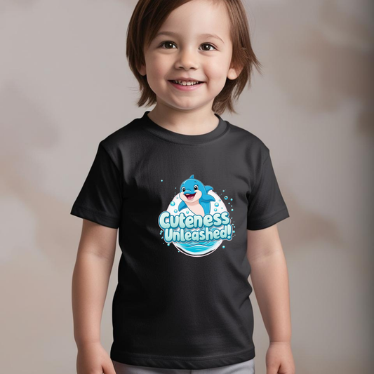 Cuteness Unleashed T-Shirt – Fun & Adorable Dolphin Tee for Kids
