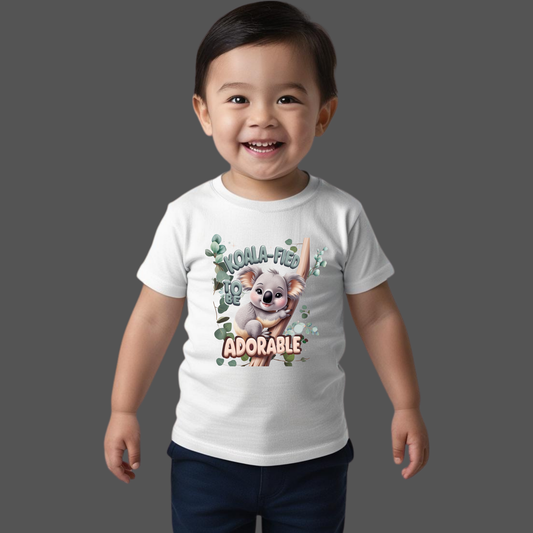 Koala-fied to Be Adorable - Baby T-Shirt Boys