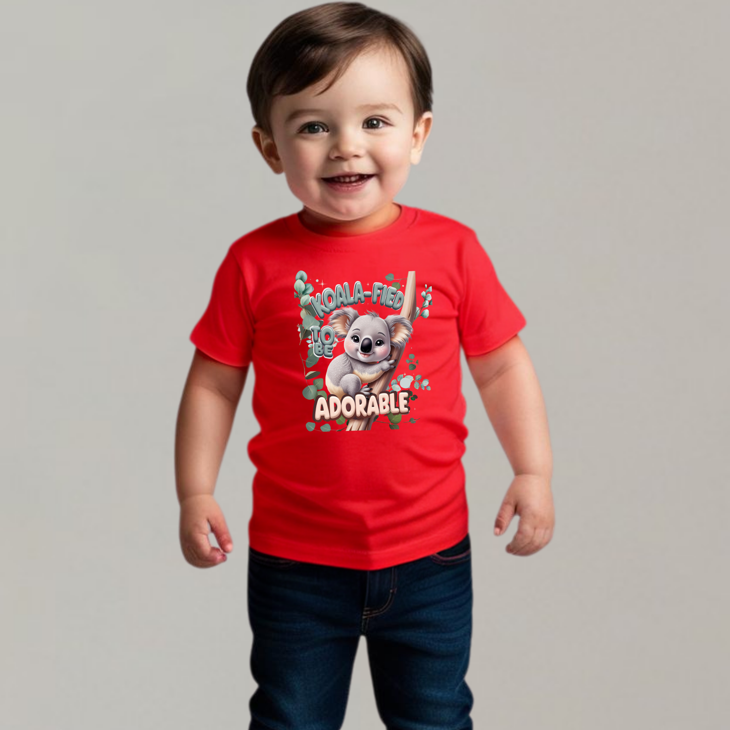 Koala-fied to Be Adorable - Baby T-Shirt Boys