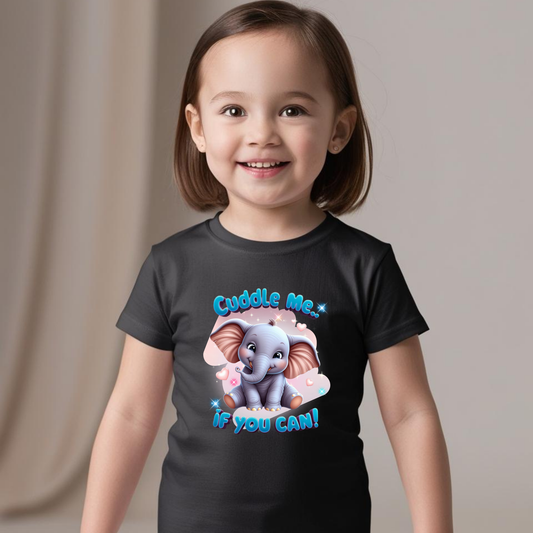 Cuddle Me... If You Can - Baby T-Shirt - Girls