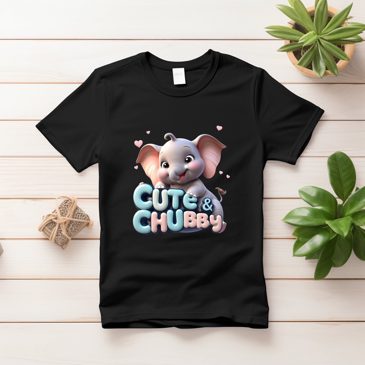 Cute and Chubby - Baby T-Shirt