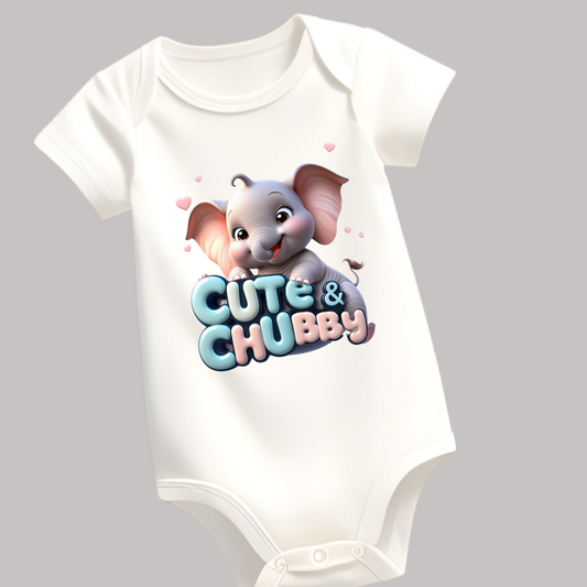 Cute and Chubby - Unisex Baby Romper