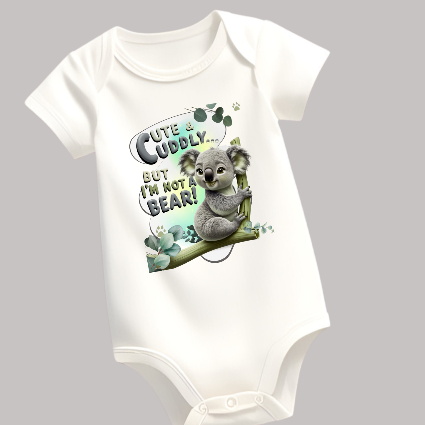 Cute & Cuddly - Koala Baby Romper | 100% Cotton | Made in India