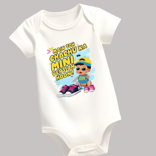 Main toh Chachu ka mini version hoon! –Romper for Toddlers - Unisex