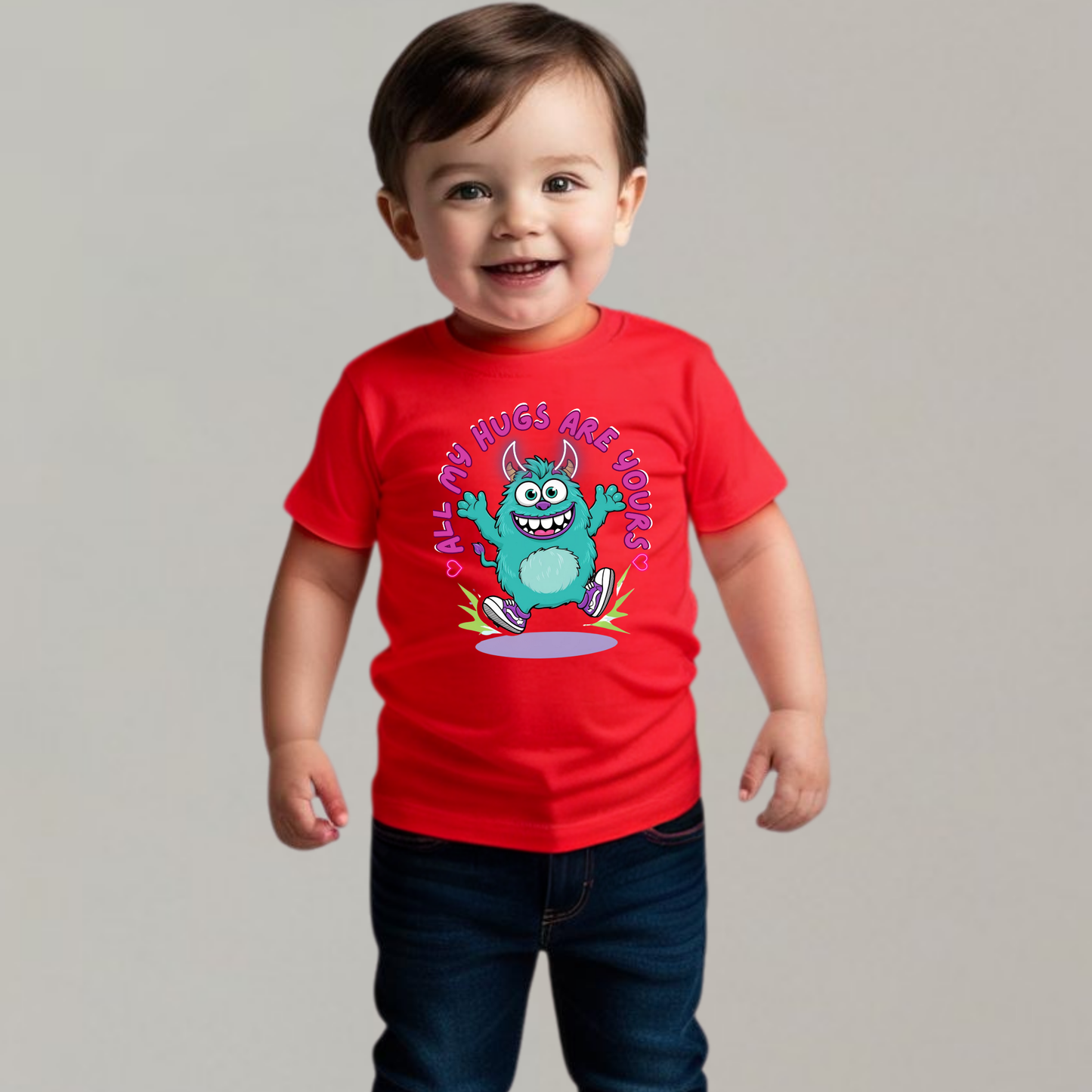 All My Hugs Are Yours – Adorable Kids T-Shirt