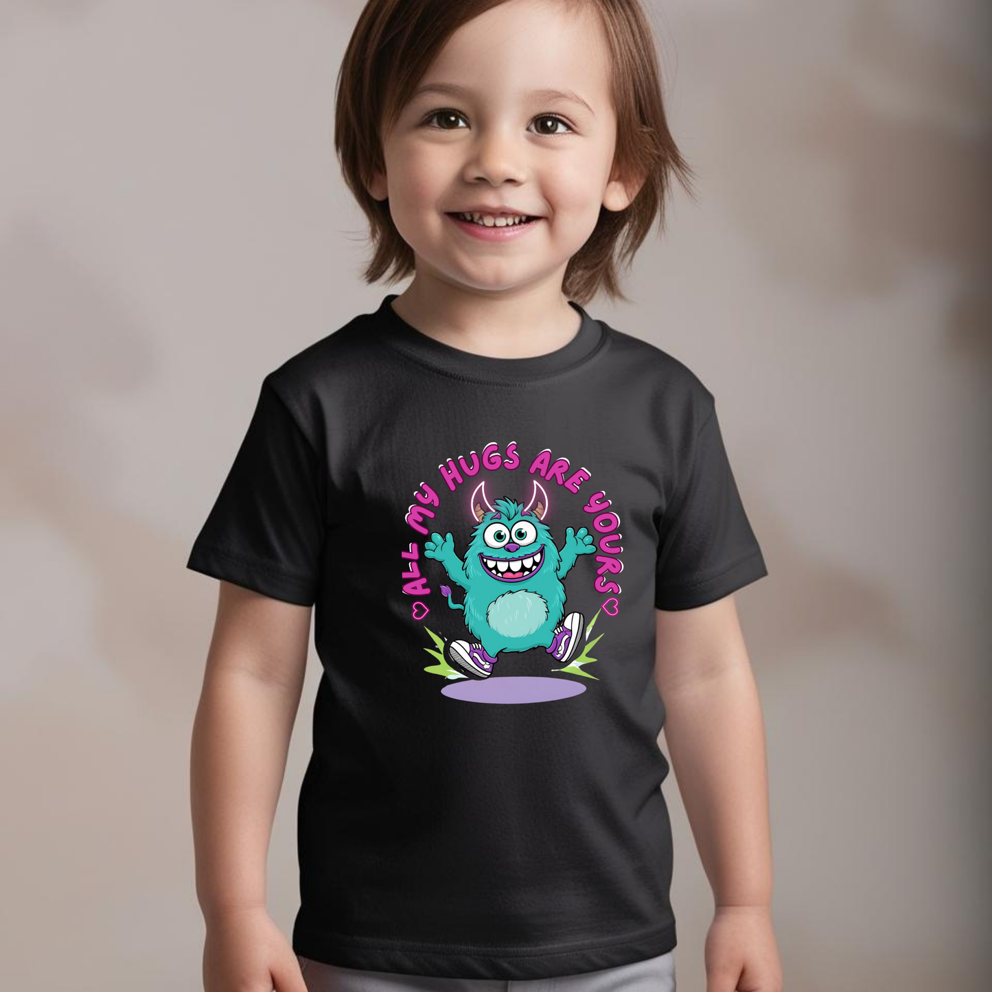All My Hugs Are Yours – Adorable Kids T-Shirt
