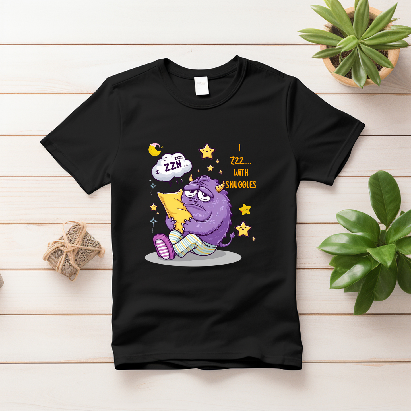 I Zzz.... with Snuggles – Cozy Kids T-Shirt