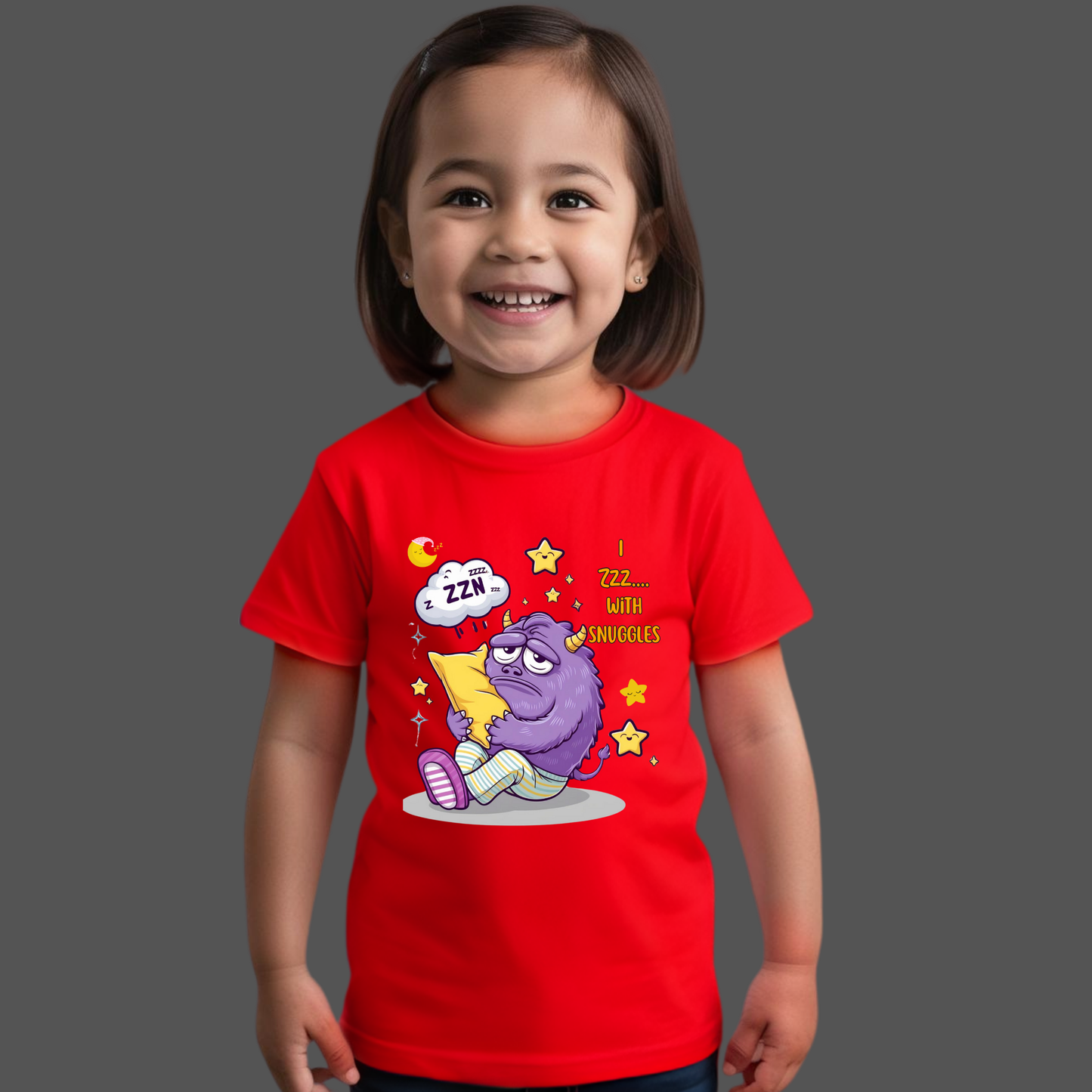 I Zzz.... with Snuggles – Cozy Kids T-Shirt