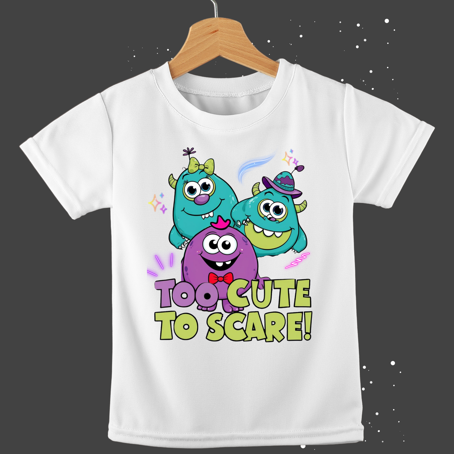 Too Cute to Scare – Adorable Kids T-Shirt