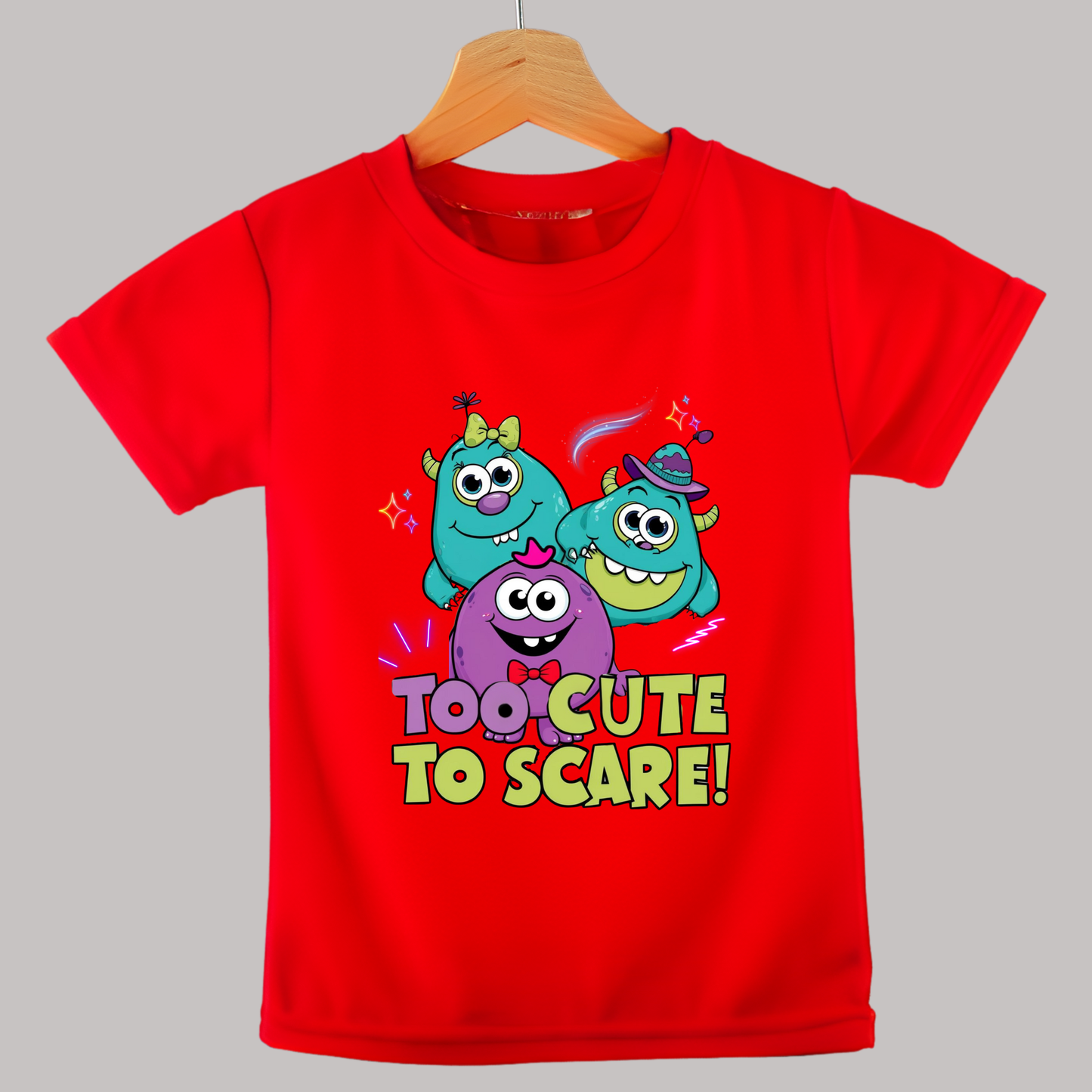 Too Cute to Scare – Adorable Kids T-Shirt