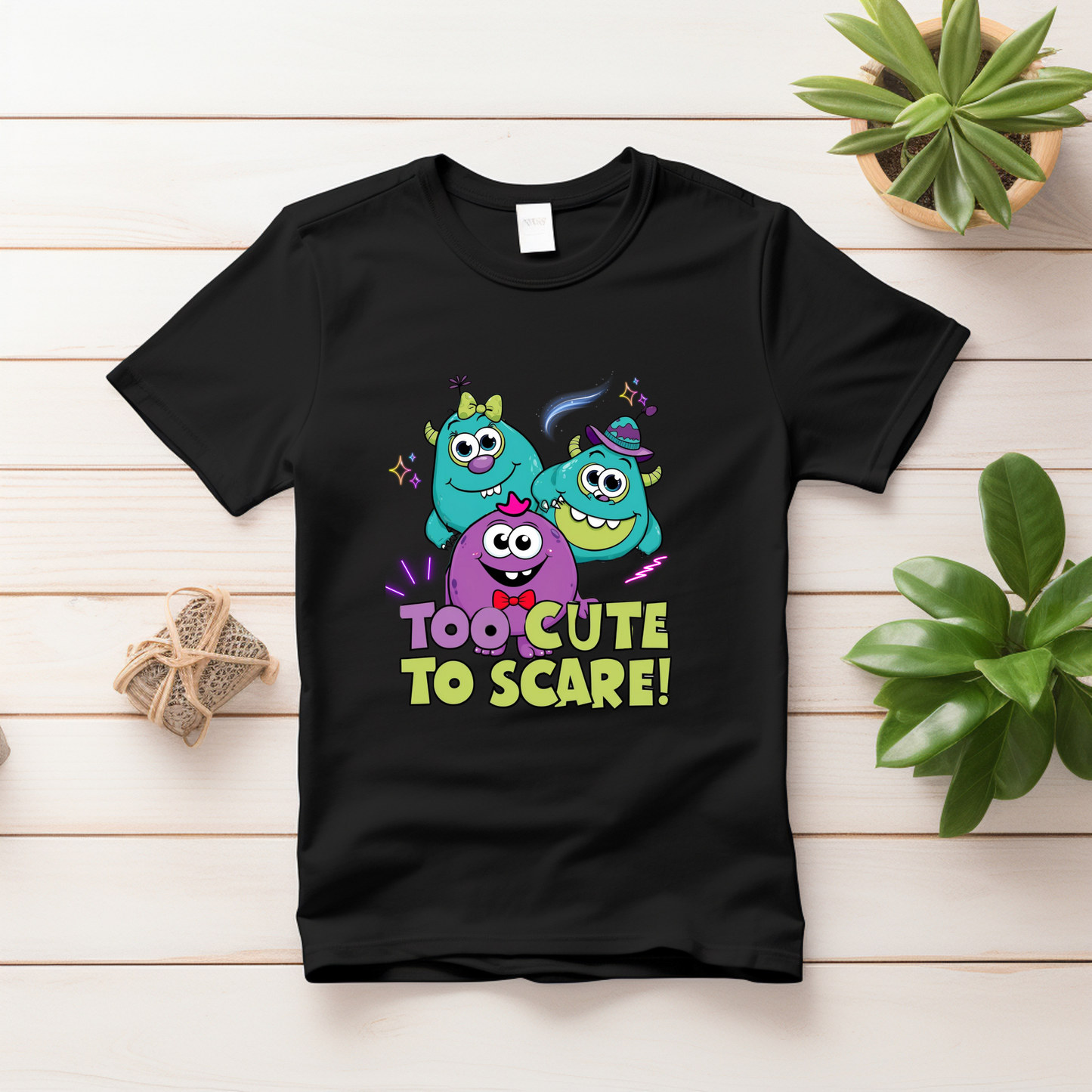 Too Cute to Scare – Adorable Kids T-Shirt