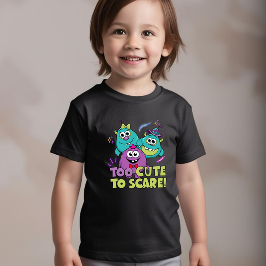 Too Cute to Scare – Adorable Kids T-Shirt