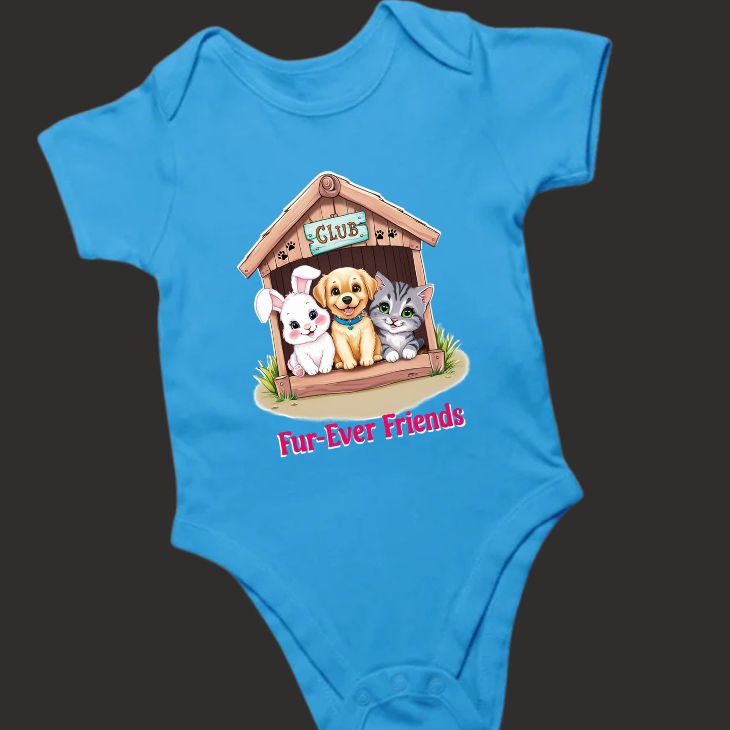 Fur-Ever Friends – Soft Animal Romper for Cuddly Babies