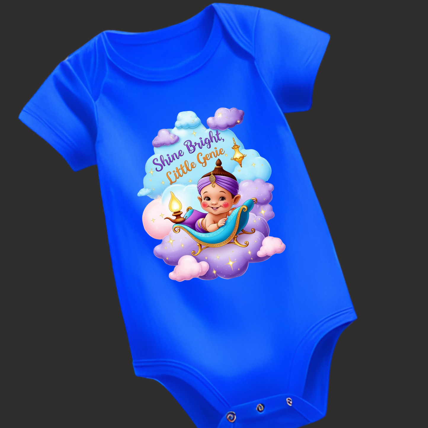 ✨ Shine Bright, Little Genie – Magical Romper for Tiny Dreamers!