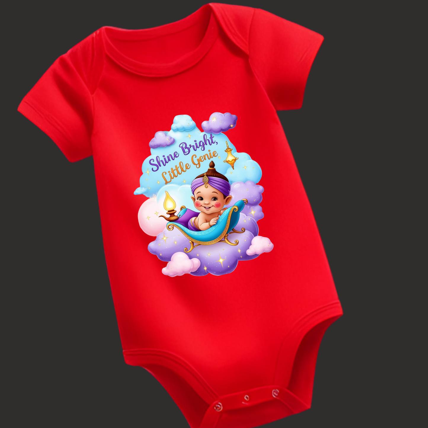 ✨ Shine Bright, Little Genie – Magical Romper for Tiny Dreamers!