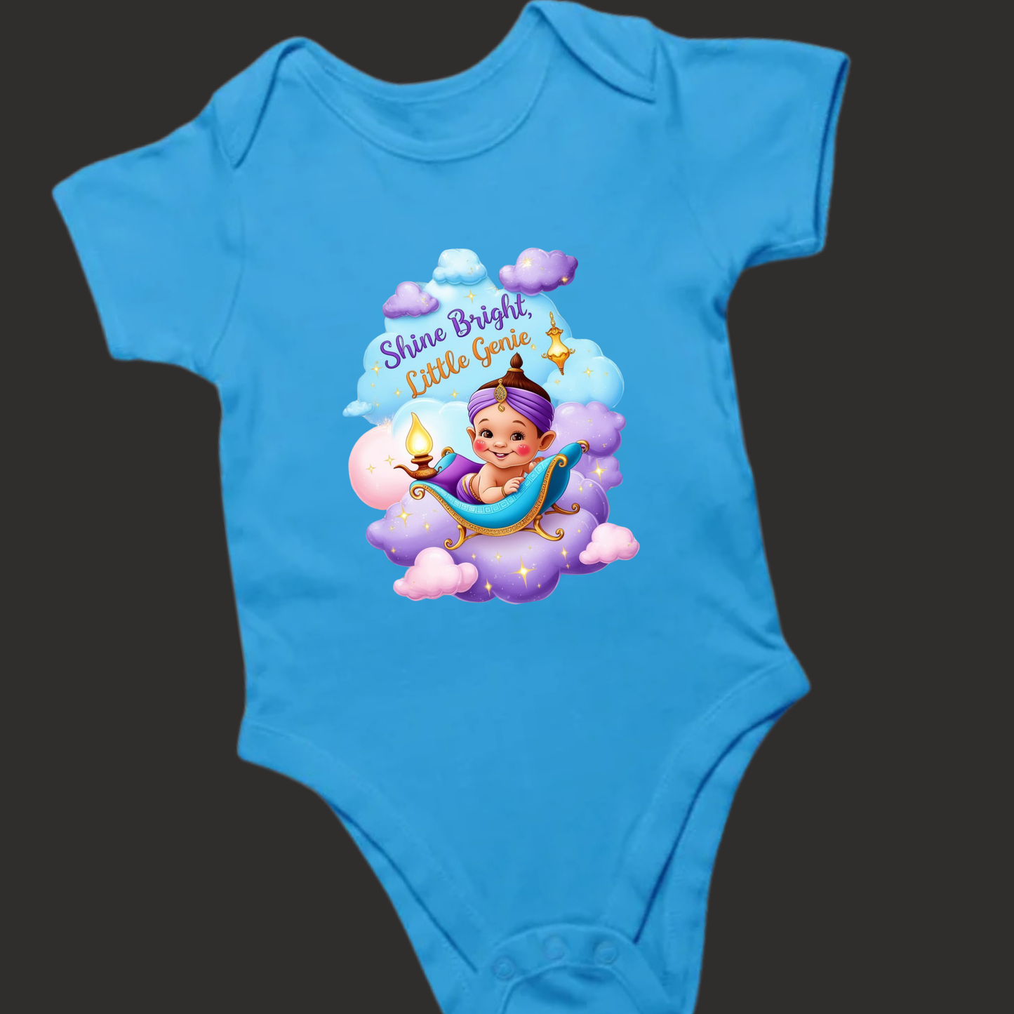 ✨ Shine Bright, Little Genie – Magical Romper for Tiny Dreamers!