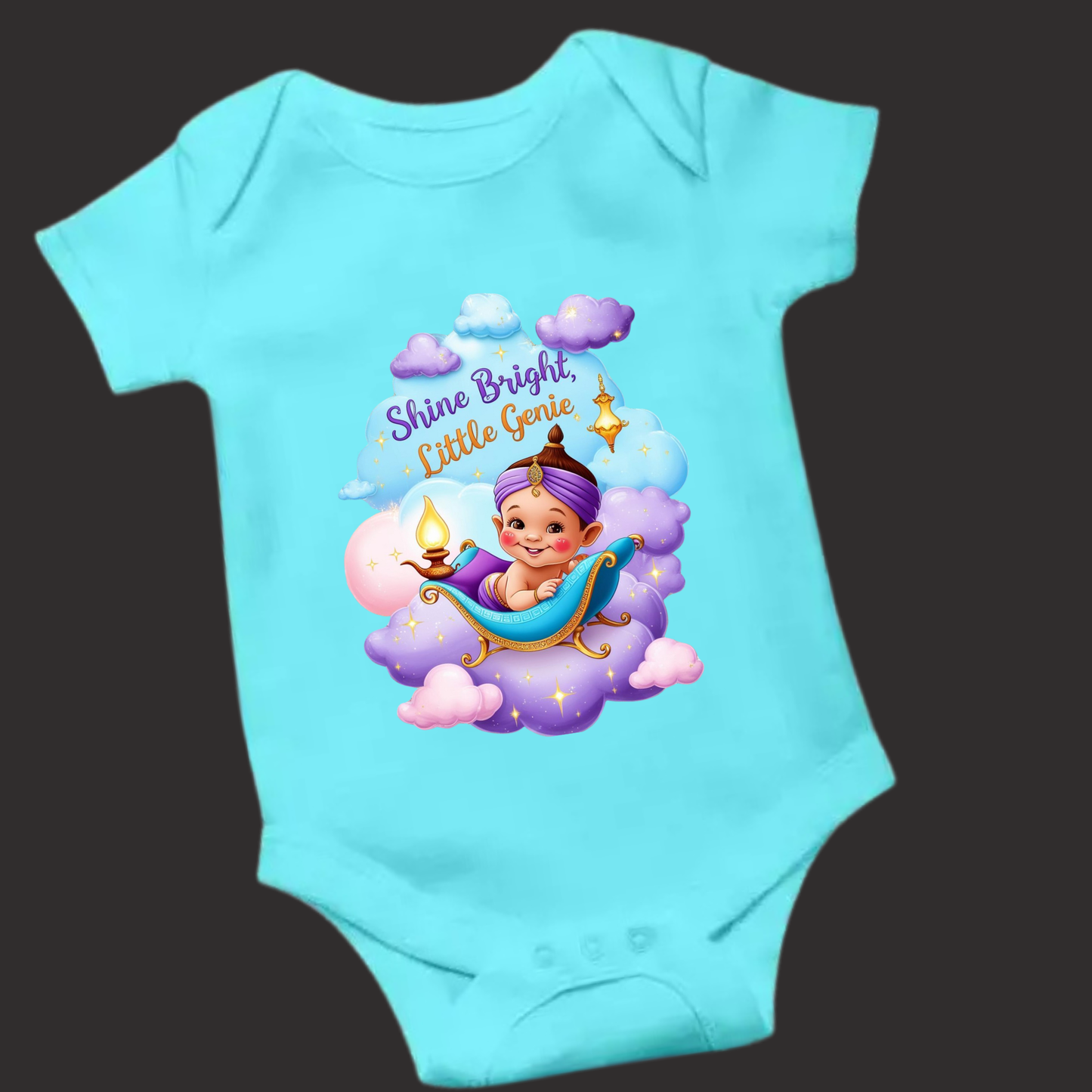 ✨ Shine Bright, Little Genie – Magical Romper for Tiny Dreamers!