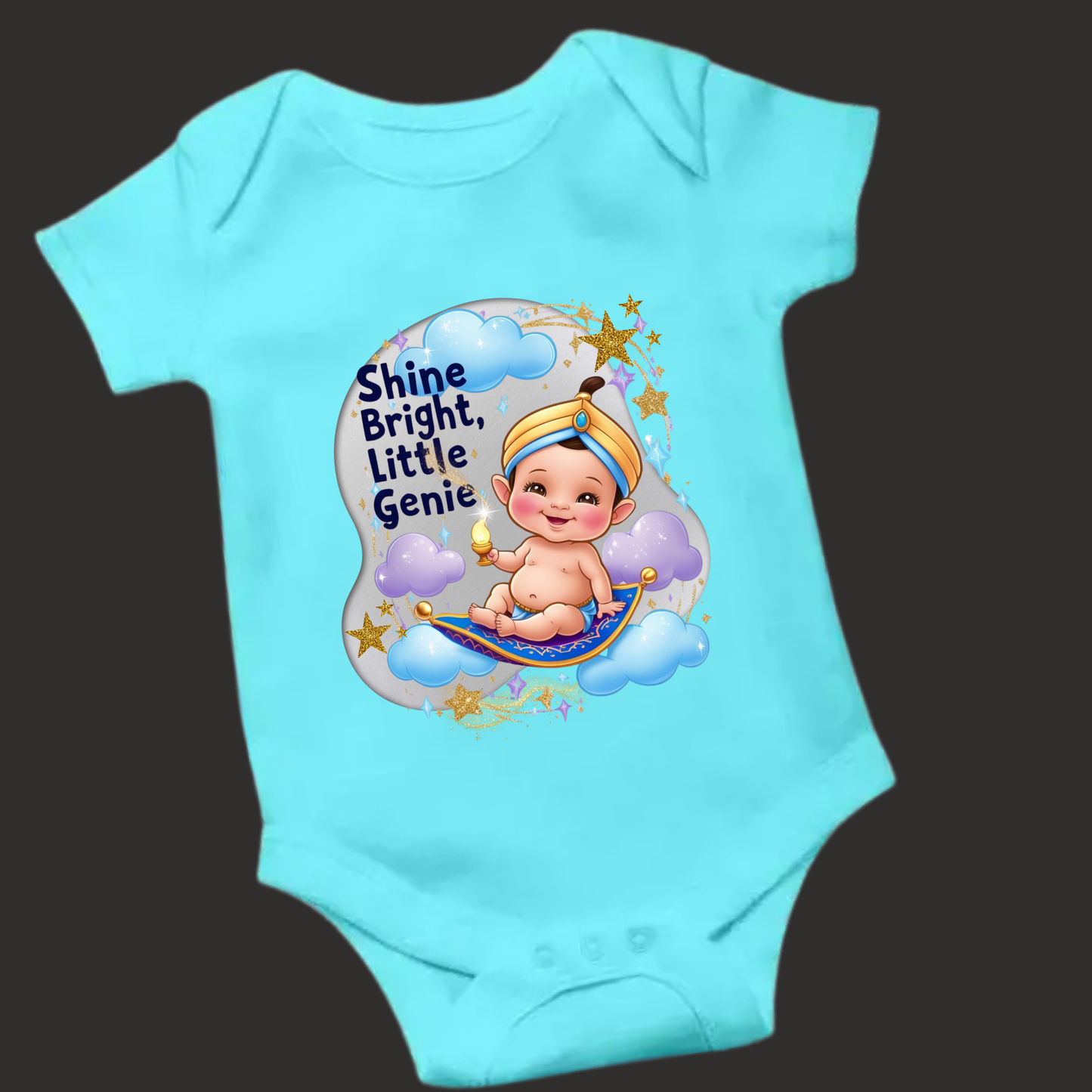 ✨ Shine Bright, Little Genie – Magical Romper for Tiny Dreamers!