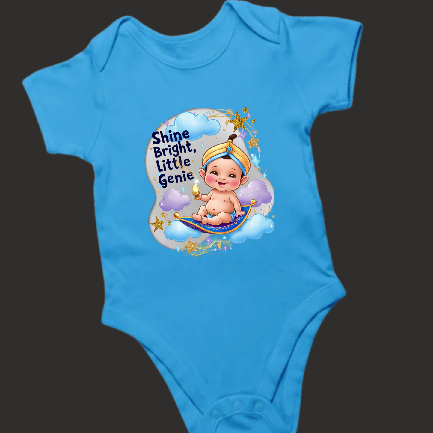 ✨ Shine Bright, Little Genie – Magical Romper for Tiny Dreamers!