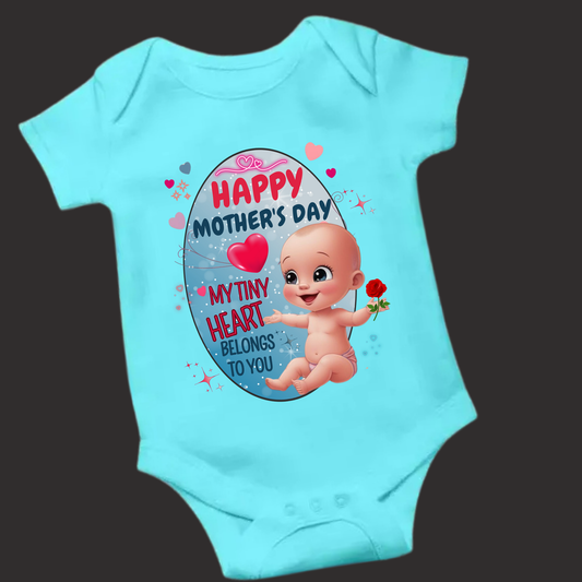 Happy Mother's Day – Tiny Heart Baby Romper