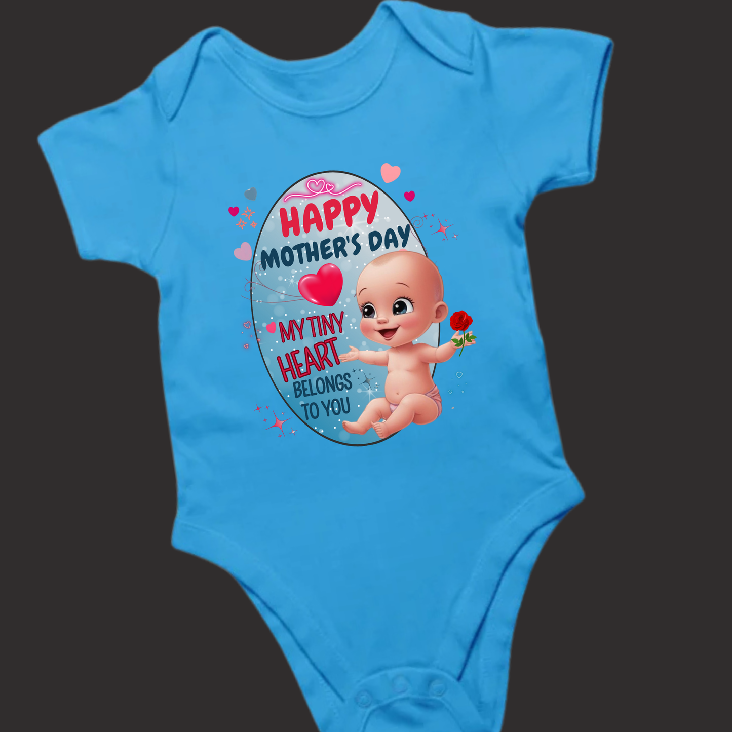 Happy Mother's Day – Tiny Heart Baby Romper