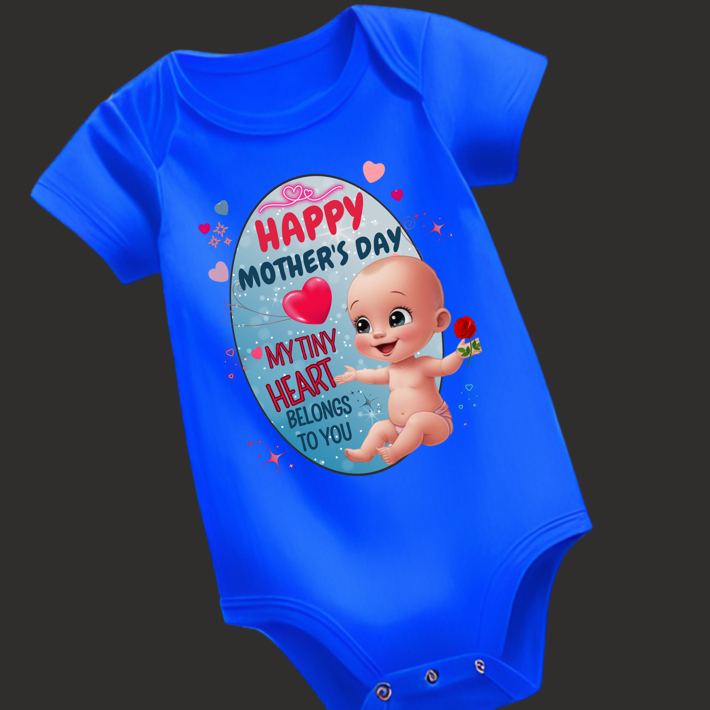 Happy Mother's Day – Tiny Heart Baby Romper