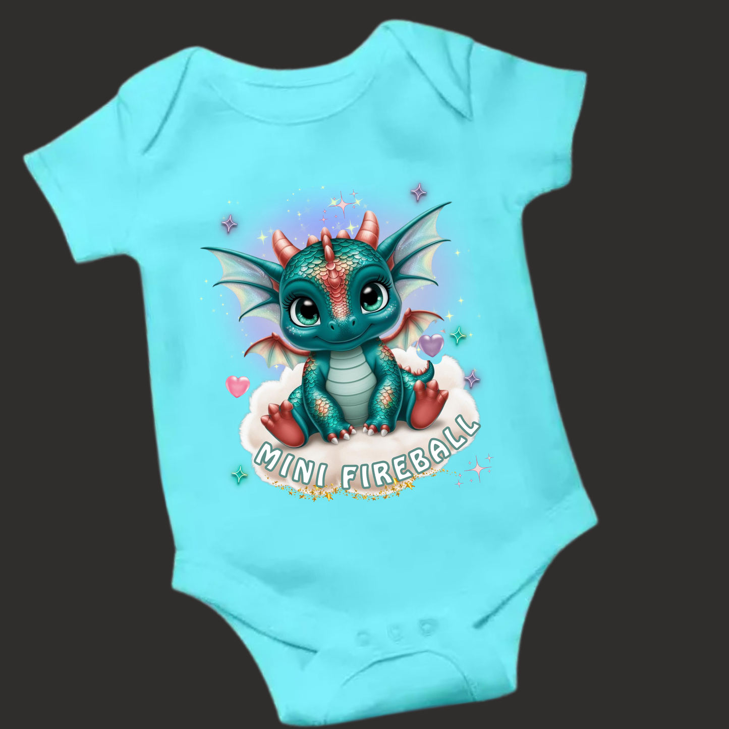 Lil' Dragon Collection – "Mini Fireball" Romper
