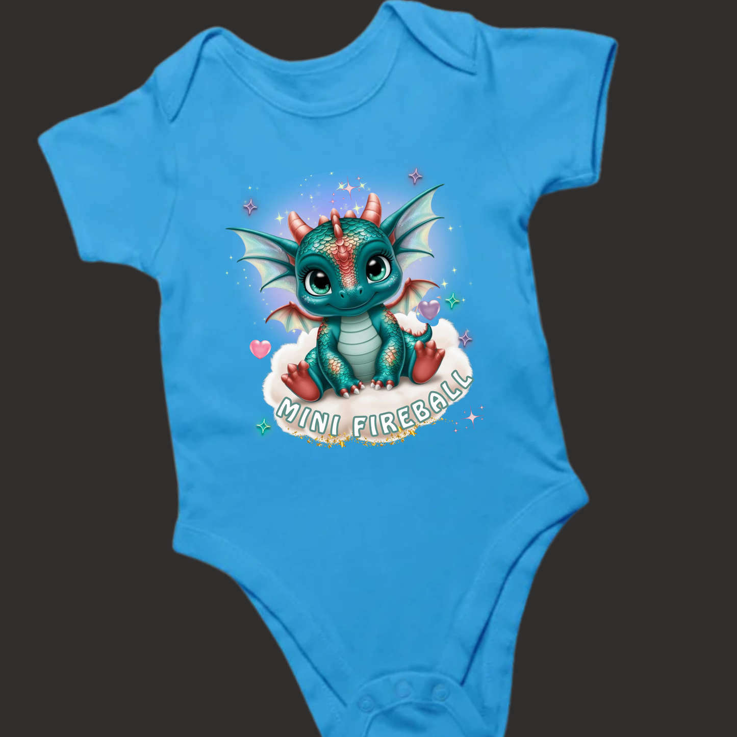 Lil' Dragon Collection – "Mini Fireball" Romper