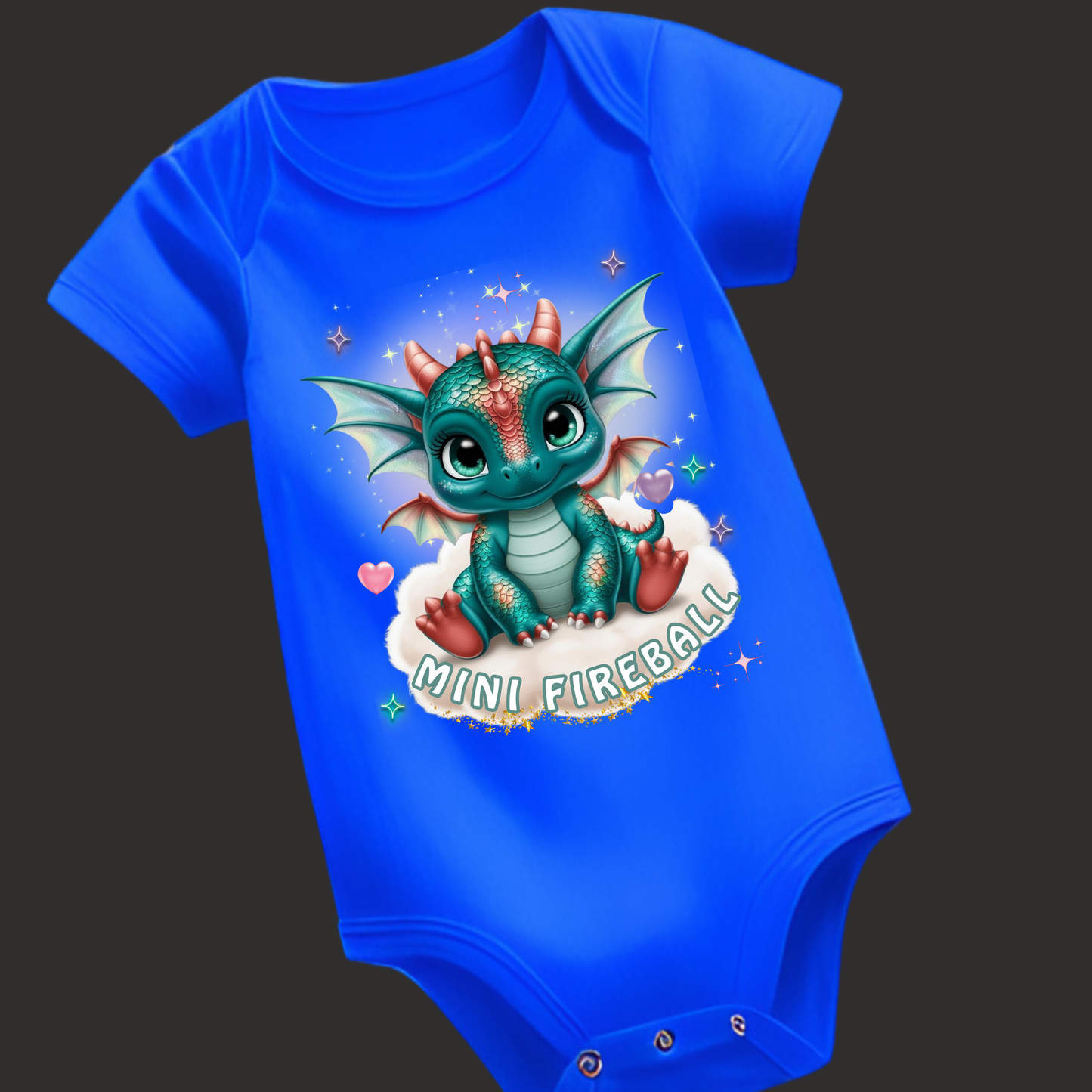 Lil' Dragon Collection – "Mini Fireball" Romper