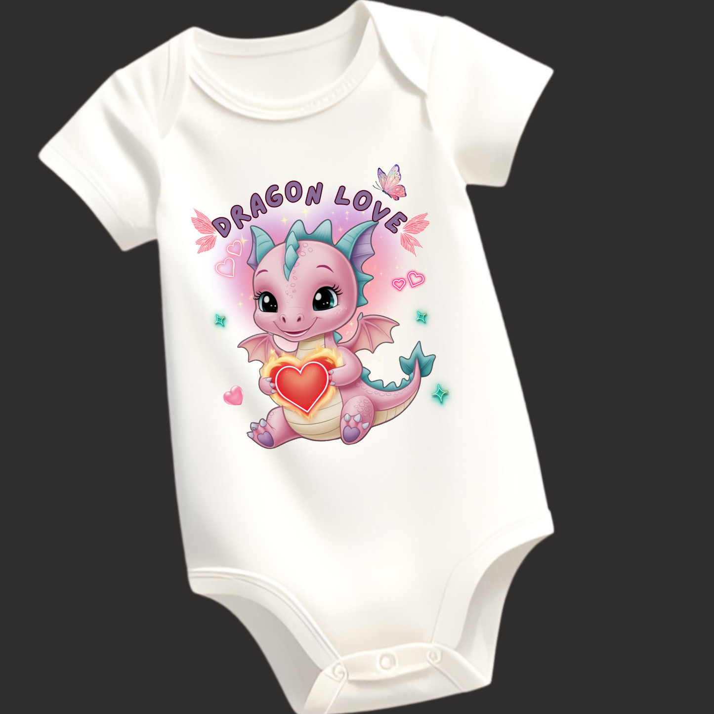 Lil' Dragon Collection – "Dragon Love" Romper