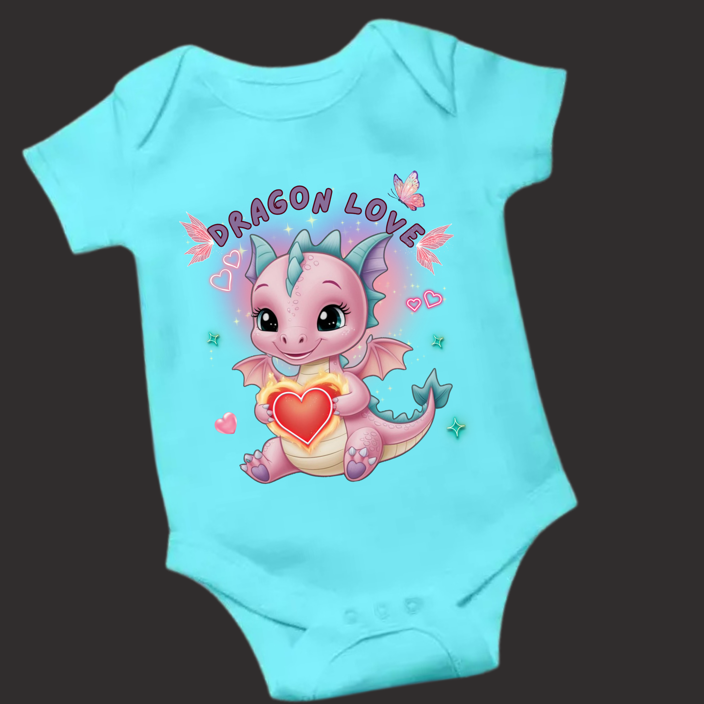 Lil' Dragon Collection – "Dragon Love" Romper