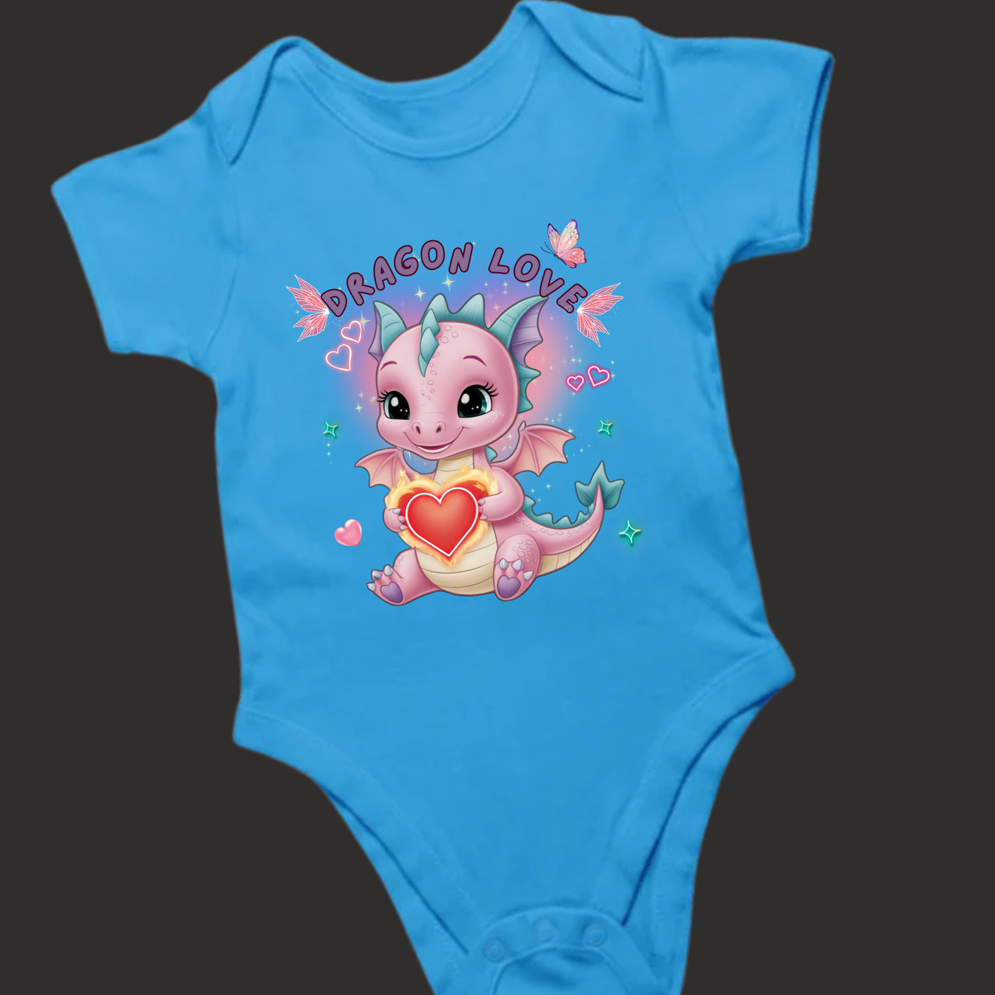 Lil' Dragon Collection – "Dragon Love" Romper