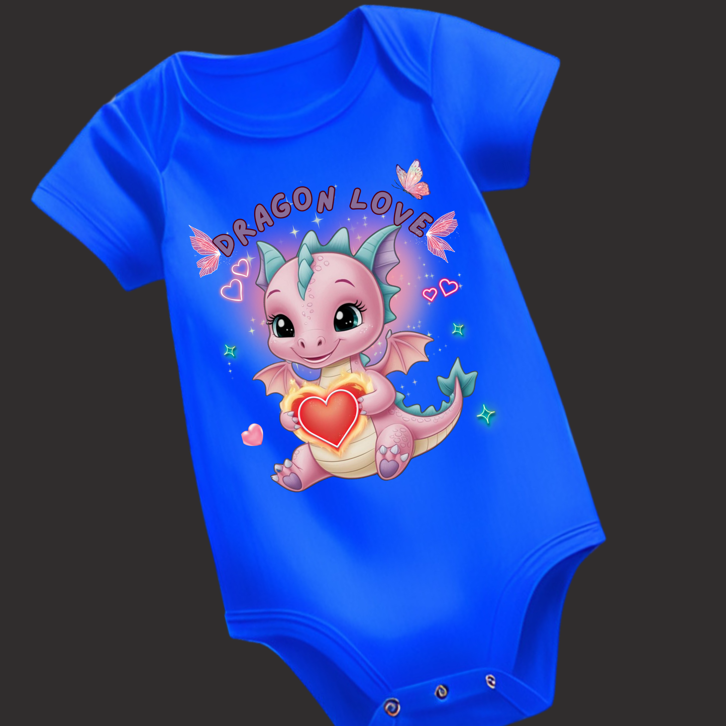Lil' Dragon Collection – "Dragon Love" Romper