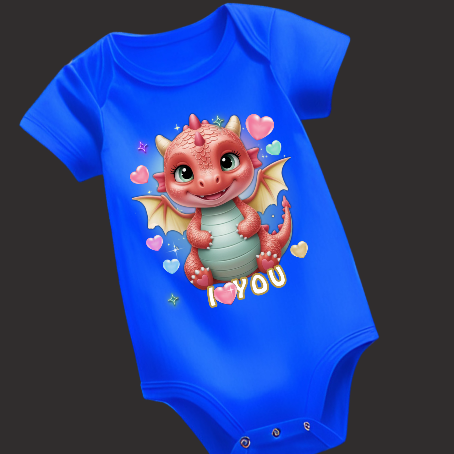 Lil' Dragon Collection – "I Love You" Romper