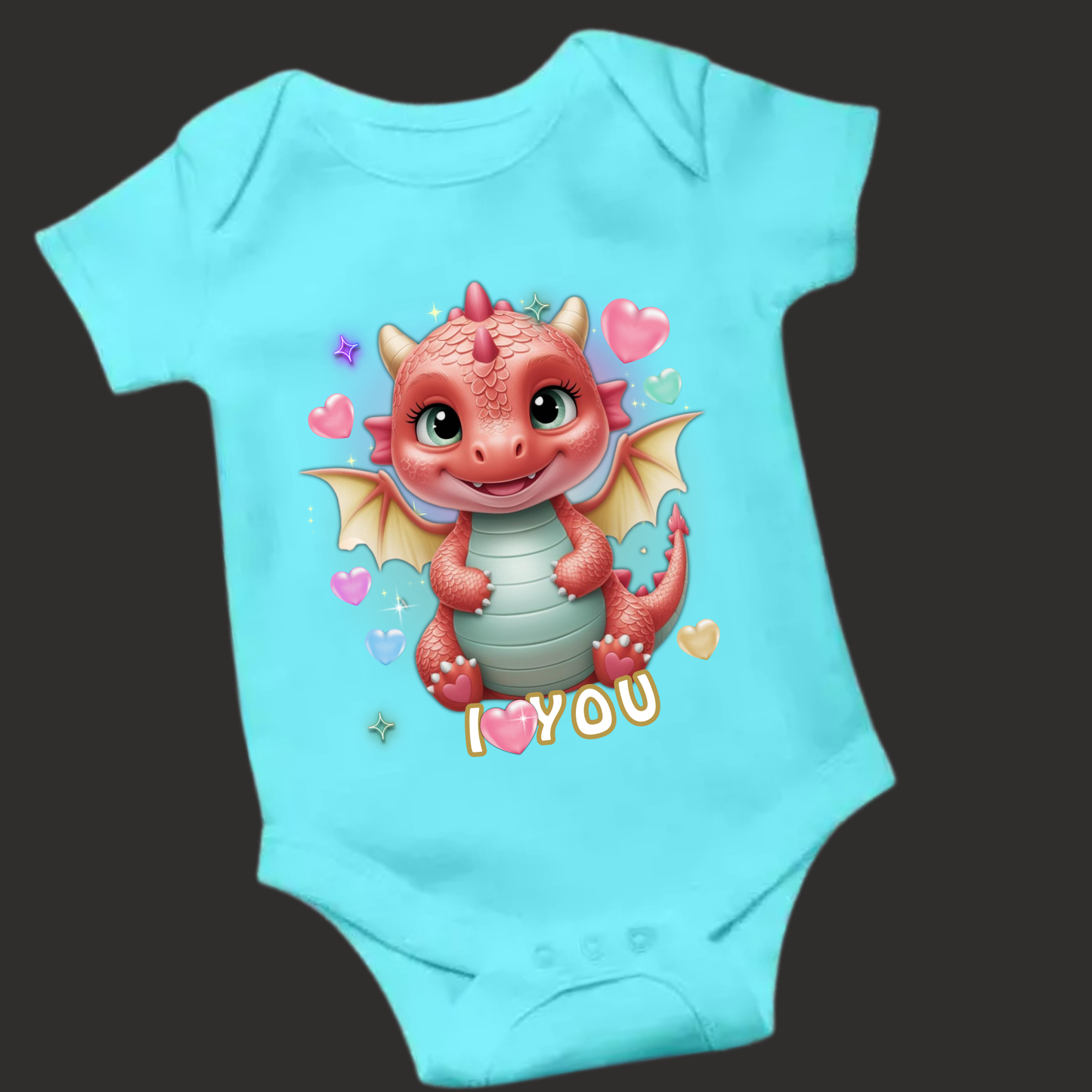 Lil' Dragon Collection – "I Love You" Romper
