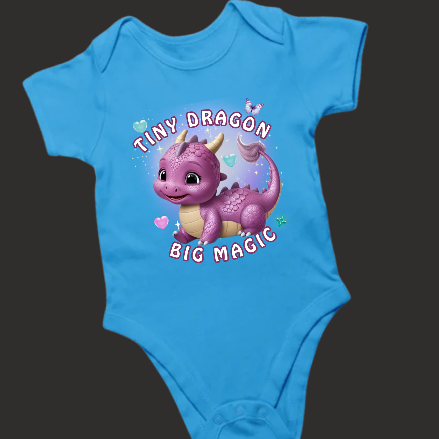 Lil' Dragon Collection – "Tiny Dragon, Big Magic" Romper