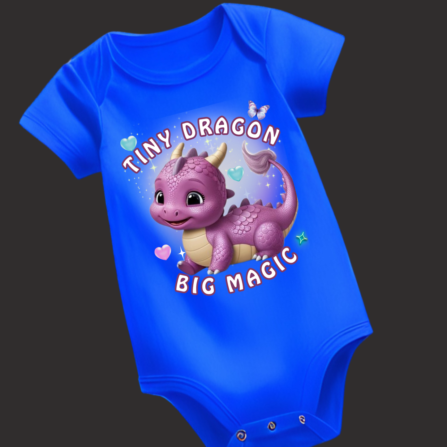 Lil' Dragon Collection – "Tiny Dragon, Big Magic" Romper