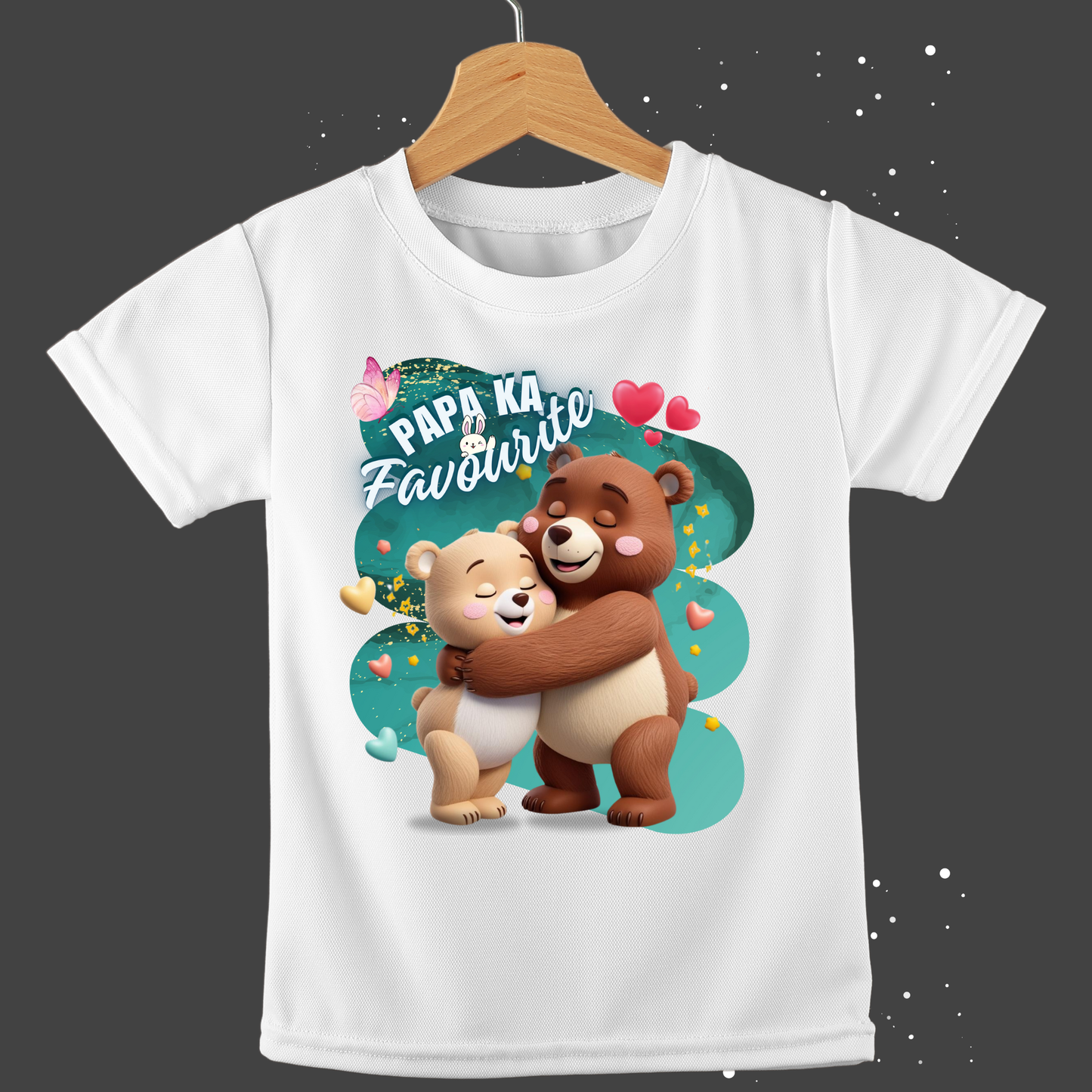 Papa Ka Favourite – Cute Toddler T-Shirt | Father's Day Gift