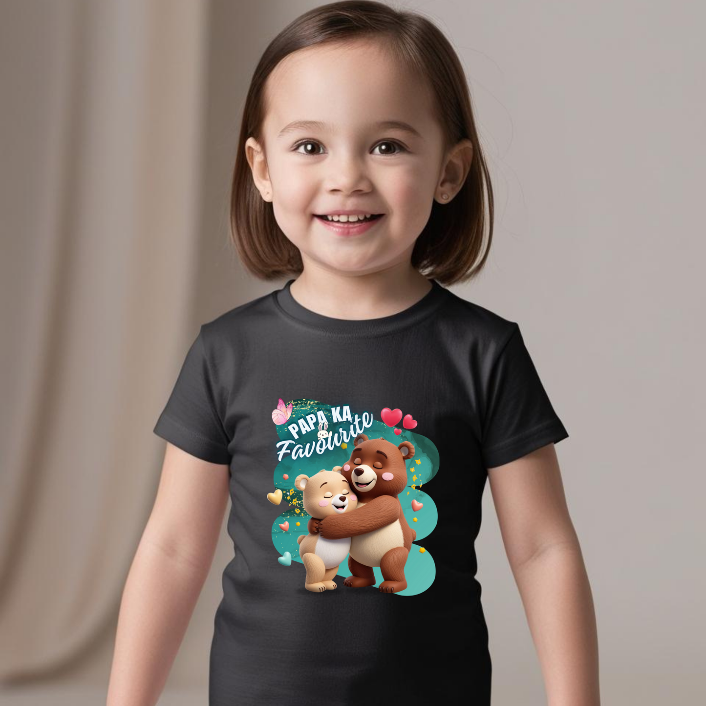 Papa Ka Favourite – Cute Toddler T-Shirt | Father's Day Gift