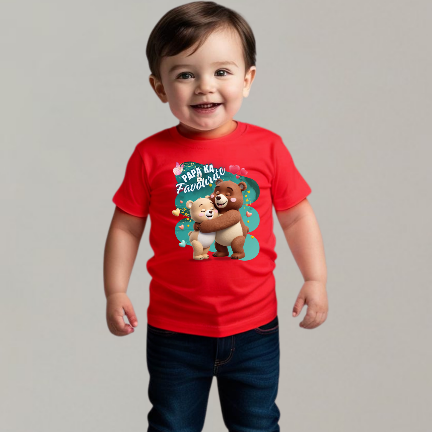 Papa Ka Favourite – Cute Toddler T-Shirt | Father's Day Gift