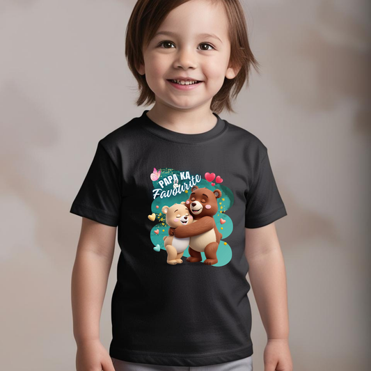 Papa Ka Favourite – Cute Toddler T-Shirt | Father's Day Gift